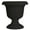 Black, variant on Southern Patio Large 14" Outdoor Lightweight Resin Utopian Urn Planter