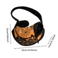 thumbnail image 2 of Gothic Pet Sling Carrier for Small Puppy Cats 10 15 lbs, Soft Dog Cat Carrying Bag for Outdoor Travel, Hands Free Pouch, 2 of 3