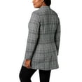 thumbnail image 2 of Alfani Womens Plaid Topper Jacket, Black, 20W, 2 of 3