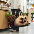 thumbnail image 6 of Hedgehog Large Capacity Reusable Foldable Oxford Cloth Laundry Basket Beach Bag Shopping Basket Grocery Bags, 6 of 7