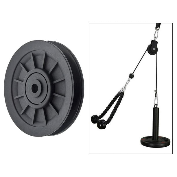 Lot De 10 Poulies En Nylon Avec Roulement – Pour Machines De Fitness, Câbles, Portes De Garage – Noyau En Fer, Solide Et Durable