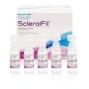 (3 pack) ScleralFil Preservative Free Saline Solution, 0.34 Fl Oz Vials, 30 Count