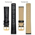 thumbnail image 3 of Alligator Embossed Genuine Leather Watch Band,22mm Replacement Wristband for Men Women,Luxury Crocodile Pattern Watch Strap, 3 of 7