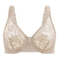 thumbnail image 1 of CHUANK Soutien-Gorge à Armatures en Dentelle Extensible à Fermeture devant pour Femmes Noir 34B, 1 of 5