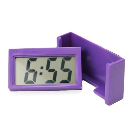 clock stick digital mini adhesive lcd automotive self kitchen portable alarm battery button included