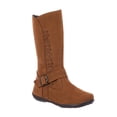 thumbnail image 3 of Botas Largas Niñas Moda Infantil Otoño Tipo Gamuza cafe 22 Incógnita 031A5Z, 3 of 6