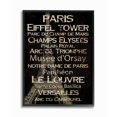 thumbnail image 1 of Stupell Industries Art Encadré Giclée Texturé Point de Repère Paris, 11 x 1.5 x 14, Multicolore, 1 of 6