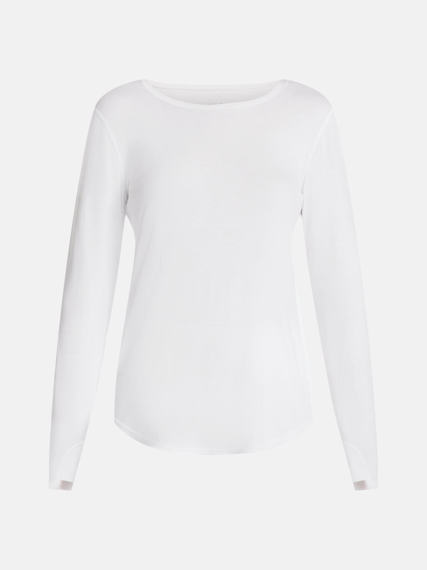 ClimateRight by Cuddl Duds Women’s Mild Essential Base Layer Livaeco Jersey Long Sleeve Crewneck Thermal Top, Sizes XS-4X
