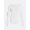 thumbnail image 5 of ClimateRight by Cuddl Duds Women’s Mild Essential Base Layer Livaeco Jersey Long Sleeve Crewneck Thermal Top, Sizes XS-4X, 5 of 5