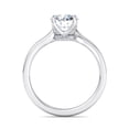 thumbnail image 2 of Kiva Jewel 14K White Gold Over Rings - 1.54 Ct Round Cut Lab Created Diamond Hidden Halo Engagement Ring for Women's - Stunning Proposal Ring - Ideal Gift for Birthdays or Special Occasions, 2 of 6