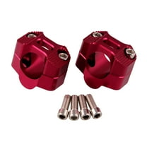 FOLOYORI 1 Pair Round Handlebar Riser Clamp for Dirt Bike Modification