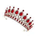 thumbnail image 3 of Chic Rhinestone Hair Decor Tiara for Women Luxurious Style for Cosplay and Weddings 1Set, 3 of 3