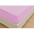 thumbnail image 3 of Premium Series Rayon Made from Bamboo Sheet Set - Wrinkle Free -Softer than Cotton- Deep Pockets - 4 Piece - 1 Fitted Sheet, 1 Flat, 2 Pillowcases California King, Pink, 3 of 4