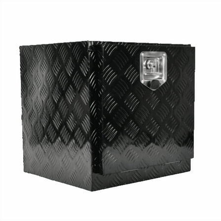 18"x17"x18" Aluminum Truck Bed Box Trailer Tongue Tool Box Pickup Storage RV