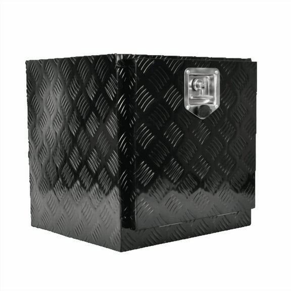 18"x17"x18" Aluminum Truck Bed Box Trailer Tongue Tool Box Pickup Storage RV