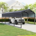 thumbnail image 2 of Newboti 12x20 FT Metal Carport,Heavy Duty Canopy Galvanized Steel Outdoor Garage for Snow,Waterproof Car Shelter 477473106510427, 2 of 8