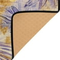 thumbnail image 4 of Non-Slip Area Rug 60"x39" Indoor Washable Floor Mats Carpet Printed for Living Room, Bedroom, Home Decor Yellow and Lavender Flowers, 4 of 7
