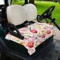 thumbnail image 2 of Golf Cart Seat Covers for 2 Seater, Spring Tulip Soft Microfiber Cart Seat Towel Blanket, Summer Floral Botanical Elegant Absorbent Breathable Non Slip Bench Seats Protector for Golf Course 51"x31", 2 of 9