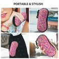 thumbnail image 6 of Bingfone Colorful Donuts 1 Print Sunglasses Case Portable Travel Zipper Eyeglasses Case With Hook, 6 of 6