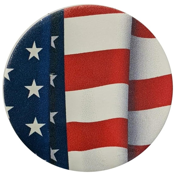 PopSockets PopGrip: Phone Grip and Phone Stand, Collapsible, Swappable Top, Old Glory