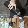 thumbnail image 6 of 32oz Space Water Bottle Large Metal Stainless Steel Water Flask Big Sports Travel Mens Water Bottle for Gym Hiking (Black), 6 of 8