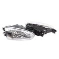 thumbnail image 2 of Headlights Headlamps Compatible With Mitsubishi Mirage 2 Door Coupe 1997 1998 1999 2000 2001 2002 Left Right Chrome 2PCS, 2 of 7