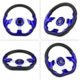 thumbnail image 4 of Racing Steering Wheel, 320mm  Controllability Suede Leather Drifting Steering Wheel, For Racing Car For Atuo For Car, 4 of 8