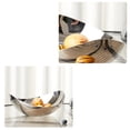 thumbnail image 3 of Frutero de acero inoxidable, cuencos decorativos de centro de mesa de forma irregular, cuenco for mezclar ensalada de frutas, 3 of 7