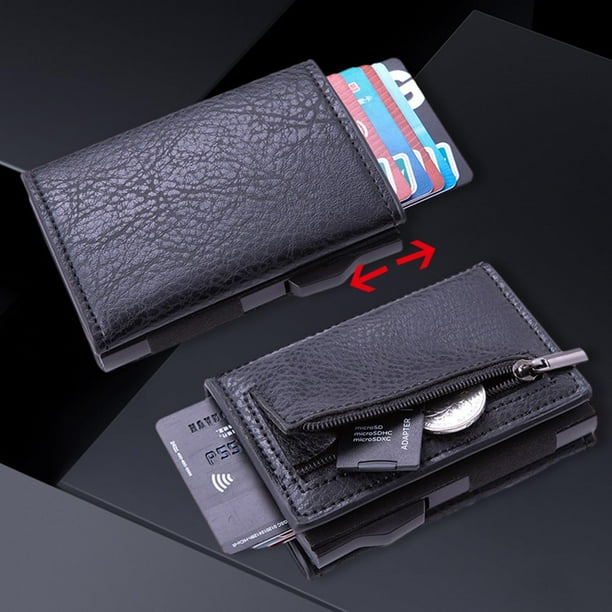 Cartera Automatica Hombre Cartera Para Hombre Con Tarjetero - Main Image