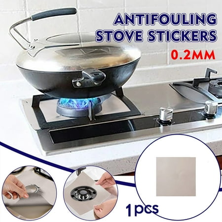 

Reusable 1PCS Aluminum Gas Foil Stove Burner Protector Cover Liner Clean Mat Pad