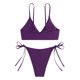 thumbnail image 4 of Traje de baño para mujer, estilo bikini de Europa y América, con efecto lavado, para mujer., 4 of 4