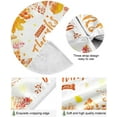 thumbnail image 2 of FMSHPON Happy Thanksgiving Xmas Christmas Tree Skirt Stand Mat for Holiday Party Decoration Indoor Outdoor 36 inches, 2 of 6