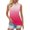 Watermelon Red, variant on Yuanlong Women's Tank Tops Collared Polo Summer Sleeveless Tees Gradient Print Regular Fit Classic Office Casual Tanks