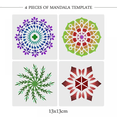 thumbnail image 4 of 33pcs Mandala Dotting Tools Set for Painting Rocks,Painting Rocks Dot Kit,Mandala Stencils,Acrylic Stick,Point Drill Tool,Plus Stencil, 4 of 5