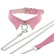 thumbnail image 5 of Gargantilla punk Colcomx de cuero ajustable rosa, 5 of 8
