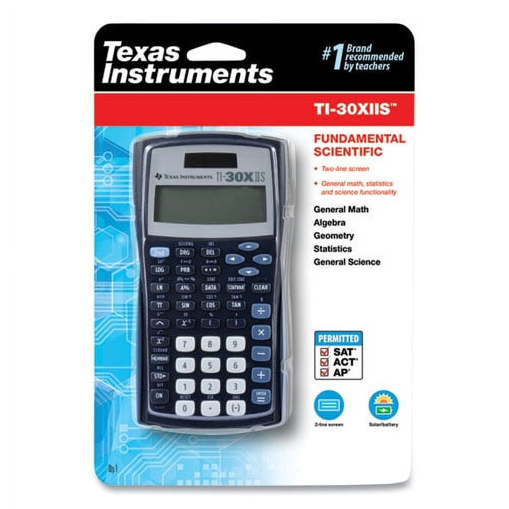 Texas Instruments TI-30XIIS Scientific Calculator 10-Digit LCD, Black