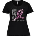 thumbnail image 3 of Inktastic Breast Cancer Awareness- Fight, Care, Cure Women's Plus Size T-Shirt, 3 of 5