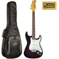 thumbnail image 1 of Oscar Schmidt Double Cutaway Electric Guitar, Purple, OS-300 PS W/Gigbag, OS-300 PS BAG, 1 of 3