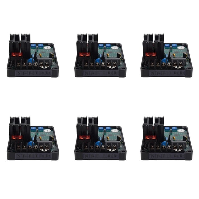 6X GAVR-12A GAVR 12A AVR para Generador, Placa Reguladora de Voltaje AutomáTica, Placa Reguladora de Voltaje, Accesorios para Generador