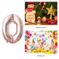 thumbnail image 4 of 16 pulgadas Tamaño grande Oro Plata Rosa Oro Número Globo Cumpleaños Decoraciones para fiestas de bodas Globos de aluminio Niño Niño Juguete Kits de decoración para fiestas Oro rosa cero Bewildely HA002665-30, 4 of 6