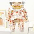 thumbnail image 2 of xaweyi Toddler Kids Baby Boy Fall Outfits 1T 2T 3T 4T 5T Long Sleeve Tops Pants Winter Clothes Sets,Sizes 18-24 Months, 2 of 4