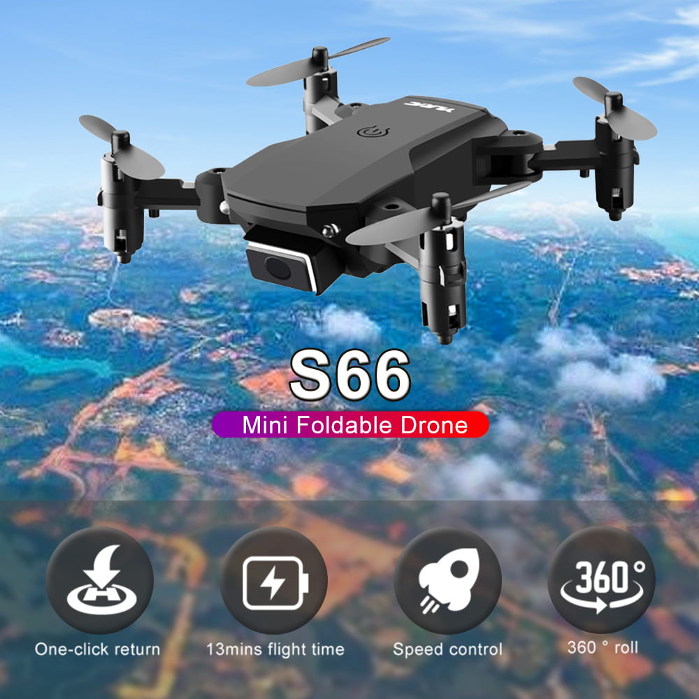 S66 Portable RC Drone with 4K Dual Camera Optical Flow WiFi APP FPV RC Qudcopter 