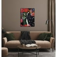 thumbnail image 3 of HFDF Girls Flower Eyes Hippie Psychedelic Vtage Fun Cool Colour Posters Wall Art Mystery Plants Star Patg Prt Art Wall Decor Bedroom Livg Room Apartment Teen Dorm 12x18inch Framed, 3 of 6