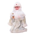 thumbnail image 2 of Lindo juguete eléctrico de Papá Noel decorativo para las vacaciones de Navidad, regalo divertido Blanco, 2 of 8