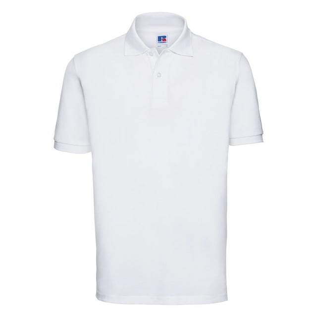 Russell Polo à Manches Courtes 100 % Coton pour Hommes