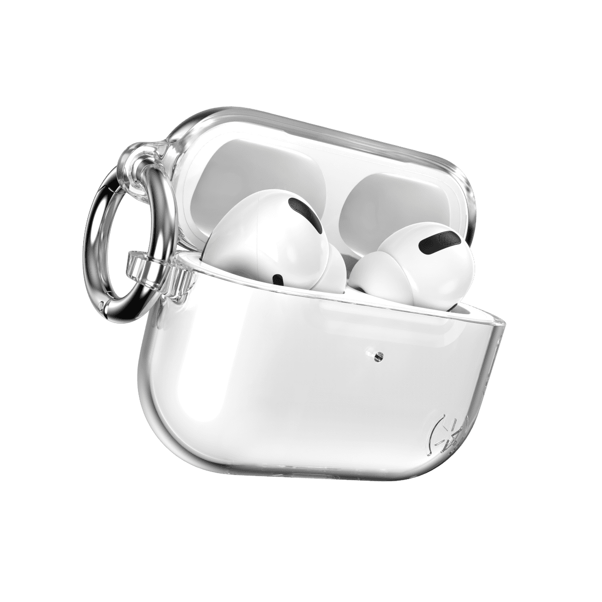 Speck Airpods Pro 2ND GEN Presidio Clear case in Clear/Bright Silver
