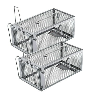 YouLoveIt Rat Trap,Mouse Traps Small Rodent Animal-Mice Voles Hamsters Cage, Catch and Release, Humane Live Animal Mouse Cage Traps, Catch and Release Mice, Rats,Chipmunk, Pests