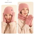 thumbnail image 4 of Yoyauz Winter Knitted Warm Hat Beanie Hat +Collar+ Touch Screen Glove Set Suitable for men and women, 4 of 6