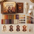 thumbnail image 7 of Butterfly Fairy Patchwork Sewing DIY Kit, 6 Styles Pre-Cut Fabric Hand Stitching Craft Set No Sewing Machine for Girls Handmade Fairy Doll Ornament Gift, 7 of 7
