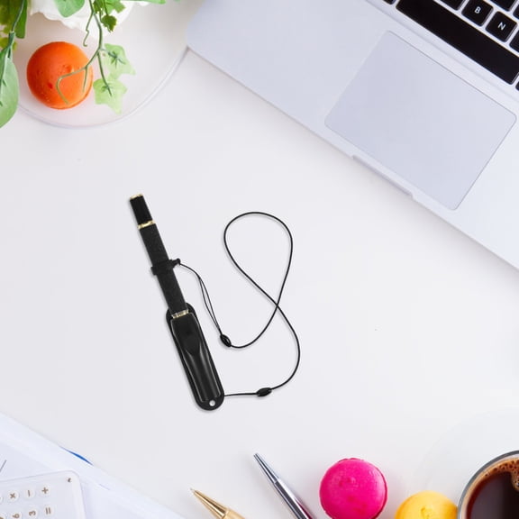 LULULION 2Pcs Stretchy Pen Tether Silicone Black for Construction Workers School